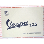 Libretto uso e manutenzione per VESPA 125 VNB1T VNB2T dal 1960 al 1961
