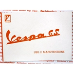 Libretto uso e manutenzione per VESPA 160 GS VSB2T seconda serie dal 1963