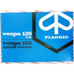 Libretto uso e manutenzione per VESPA 150 SPRINT VELOCE VLB1 2T seconda serie 125 TS VNL3T TURISMO SPECIAL dal 1975