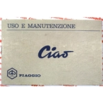 Manuale libretto uso e manutenzione per PIAGGIO CIAO 50 dal 1967 al 1968