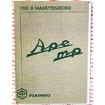 Manuale libretto uso e manutenzione per APE 600 MP dal 1968 al 1978