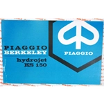 Manuale libretto uso e manutenzione per motore marino idropulsore PIAGGIO BERKELEY HYDROJET KS 150