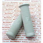 Paar graue, gepunktete Griffe, Durchmesser 21 mm, für VESPA 125 150 VNB1 A VNB6T VBA1T VB1T VBB1T VBB2T 150 GL VLA1T 160 GS VSB1T 180SS. Italienisches Produkt ro 060304