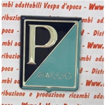 Scudetto PIAGGIO 37 x 47 mm VESPA 125 150 160 180 GS SS SUPER GT GS GL SPRINT VL VB1 VS scudo resinato in plastica rigida su base alluminio r.o. 080349