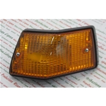 Freccia indicatore TRIOM posteriore destro arancio per VESPA PX 80 100 125 150 200 E ARCOBALENO ETS T5 completa di lampadina