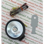 Repeater acoustic warning light buzzer indicator 12v with bracket for directional lights adaptable assembly APE VESPA Ø 49 12V dc with cables
