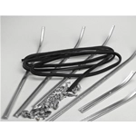 Complete floorboard strip set for VESPA 90 50 125 NLR SPECIAL PRIMAVERA ET3 ro 154668 610232M