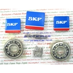 KIT COMPLETO 7 CUSCINETTI TAGLIANDO REVISIONE MOTORE PER VESPA 125 VN2T 150 VL1T VL2T VL3T STRUZZO VB1T VN1T ADATTABILE HOFFMANN M24