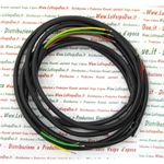 Electrical system cables for VESPA PK 50 S first series without indicators, handcrafted Italian product