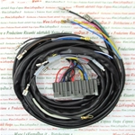 Electrical system wiring harness for VESPA PK 125 S with turn signals, handcrafted in Italy