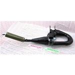 Marmitta serpentone SIMONINI NERA silenziatore in CARBONIO per VESPA RALLY PX PE 200