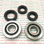 Kit de cojinetes y retenes de aceite para la revisión del cigüeñal de VESPA 98 de 1946 a 1947, 125 V1T A, V15T, V30T, V31T, V32T, V33T hasta 1952.
