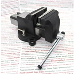 MORDAZA PARALELA DE 4 PULGADAS CON BASE GIRATORIA / MORDAZAS DE 120 MM DE LARGO, 8,7 KG, CON MORDAZAS INTERCAMBIABLES