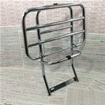 Chrome rear luggage rack for VESPA PX 125 T5 Pole Position