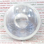 ORIGINAL TRIOM GLASS HEADLIGHT FOR VESPA 80 125 150 200 PX PE ARCOBALENO FROM 1977 TO 2000