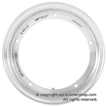 Jante tubeless SIP 81015000 en aluminium poli pour pneus 100/80 90 - 10" VESPA 50 80 90 125 150 160 180 200 ET3 PK S XL SPRINT GT TS GL GS SS PX PE T5 RALLY COSA