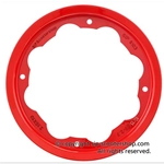 SIP 81034100 tubeless rim in red aluminum for 3.00 3.50 - 10 " tires for LAMBRETTA 125 150 200