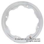SIP 81035000 tubeless rim in polished aluminum for 3.00 3.50 - 10 " tires for LAMBRETTA 125 150 200