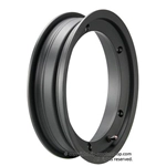 Jante tubeless SIP 2.0 81066100 en aluminium noir pour pneus 3.00 3.50 - 10" pour VESPA 50 80 90 125 150 160 180 200 ET3 PK S XL SPRINT GT TS GL GS SS PX PE T5 RALLY COSA