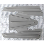 GREY RUBBER FOOTREST MAT FOR VESPA 150 GS VS1T VS2T VS3T VS4T VS5T