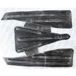 Floor mat for VESPA 125 V30T V31T V32T V33T VM1T VM2T 150 VL1T VL2T STRUZZO LOW HEADLIGHT in black rubber
