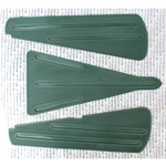 VESPA 98 V98T 125 V1T V15T CARPET AND FOREIGN MODELS UP TO 1952 IN GREEN RUBBER COMPOSED OF 3 PIECES