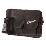 SIP CLASSIC 40010250 black nylon top case bag for VESPA LAMBRETTA MOTO GUZZI MOTOM HONDA HARLEY DAVIDSON complete with straps