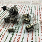 SET OF 7 12 VOLT FRONT AND REAR BULBS FOR VESPA 125 150 200 COSA 2 COMPLETE WITH INDICATOR BULBS