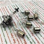 SET OF 8 12 VOLT FRONT AND REAR BULBS FOR VESPA PX 125 150 200 FROM 1997 ONWARDS COMPLETE WITH WHITE INDICATOR BULBS