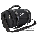 Borsa bauletto valigia SIP CLASSIC 40010230 in naylon nero per portapacchi per VESPA LAMBRETTA MOTO GUZZI MOTOM HONDA HARLEY DAVIDSON completo di cinghie