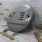 Funda protectora de plástico gris para rueda de repuesto VESPA 50 125 PK XL HP S FL AUTOMATICA PLURIMATIC RUSH N FL2, completa con ganchos RO 256986