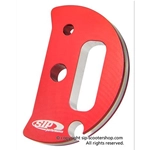 PULEGGIA COMANDO GAS SIP 13979473 COLOR ROSSO ANODIZZATO CANOTTO DELLO STERZO GAS RAPIDO PER VESPA 125 VNB3T VNB4T VNB5T VNB6T 150 VB1 VBA VBB VGLA B GS VS2 VS3 VS4 VS5 160 GS