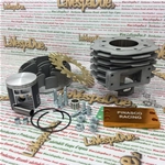 PINASCO Aluminium-Kühlmittelgruppe 26031904 T5 Master mit traditionellem Ansaugstutzen 162 mm Durchmesser 63 mm für Vespa 125 T5 PX