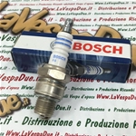 BOSCH WR5AC shielded spark plug with copper core and equivalent NGK BR7HS short pitch anti-interference resistor for VESPA 50 80 90 125 150
