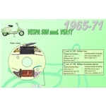 Complete kit with 2 Ceab coils for the restoration and overhaul of the flywheel stator for VESPA 50 N V5A1T from 1965 to 1971