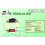 Complete kit with 2 Ceab coils for the restoration and overhaul of the flywheel stator for VESPA 50 L V5A1T from 1966 to 1970