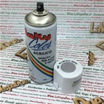 Peinture acrylique émail extra grise pour jantes en aluminium, fourche Carter, usage professionnel, aérosol de 400 ml avec valve autonettoyante