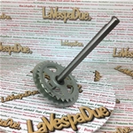 Asse Albero Pedaliera Pedivelle Z 28 per PIAGGIO CIAO BRAVO 3 r.o. 188073 562222 610348M 143063