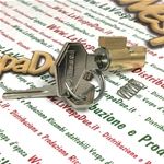 Bloccasterzo Serratura per PIAGGIO CIAO SUPER BRAVO ERRE2 SI guida 4 mm