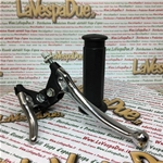 Portaleva Comando Freno Posteriore Completo di Leve Cromate per PIAGGIO 50 CIAO SC r.o. 162806