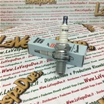 Original spark plug PIAGGIO CHAMPION N3C B8ES standard type long pitch for VESPA 50 125 150 200 equivalent NGK B8ES ro 438076