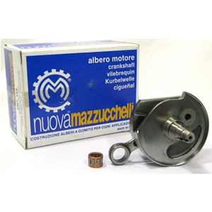 MAZZUCCHELLI RACE AMT 184 cigüeñal avanzado VESPA 50 PK NLR super Competizione Carrera 43 mm Cono 19 mm Biela HF 87 mm Distancia entre ejes