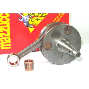Albero motore MAZZUCCHELLI AMT 166VT spalla piena VESPA PE PX ARCOBALENO 200 RALLY Corsa 57 mm Cuscinetto 25 Biella int 110 mm