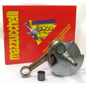 MAZZUCCHELLI AMT 154 Cigüeñal para VESPA PX PE SPRINT TS 125 150 Carrera 57 mm Rodamiento 25 Biela int 105 mm ro 133154 131121 1331545