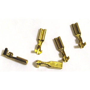 Lot de 10 cosses femelles Faston mini micro pour Vespa Ape, Lambretta, Ciao Si Bravo, Boxer, prises de contact pour connecteurs, prises et interrupteurs de systèmes électriques