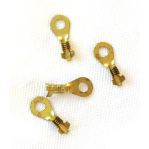 10 cosses Faston avec œillet Ø intérieur 4 mm pour prises de contact de systèmes électriques VESPA APE LAMBRETTA CIAO SI BRAVO BOXER
