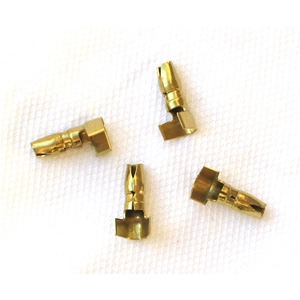 Lot de 10 cosses mâles Faston vers broche type FIAT pour prises de contact de systèmes électriques VESPA APE LAMBRETTA CIAO SI BRAVO BOXER