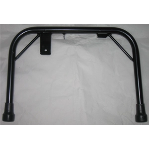 Béquille renforcée noire pour VESPA PX PE 125 150 PE 200, avec supports (réf. 176160)