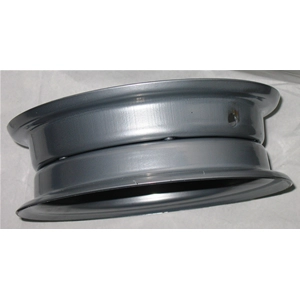 Llanta 3.50 10 pintada en GRIS para LAMBRETTA LI DL 125 150 200. Producto italiano.
