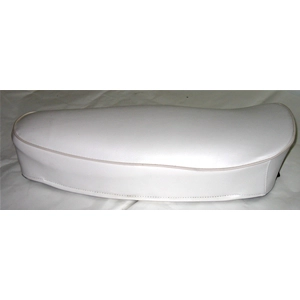 Asiento blanco con borde blanco para VESPA 50 SPECIAL RLN sin cerradura